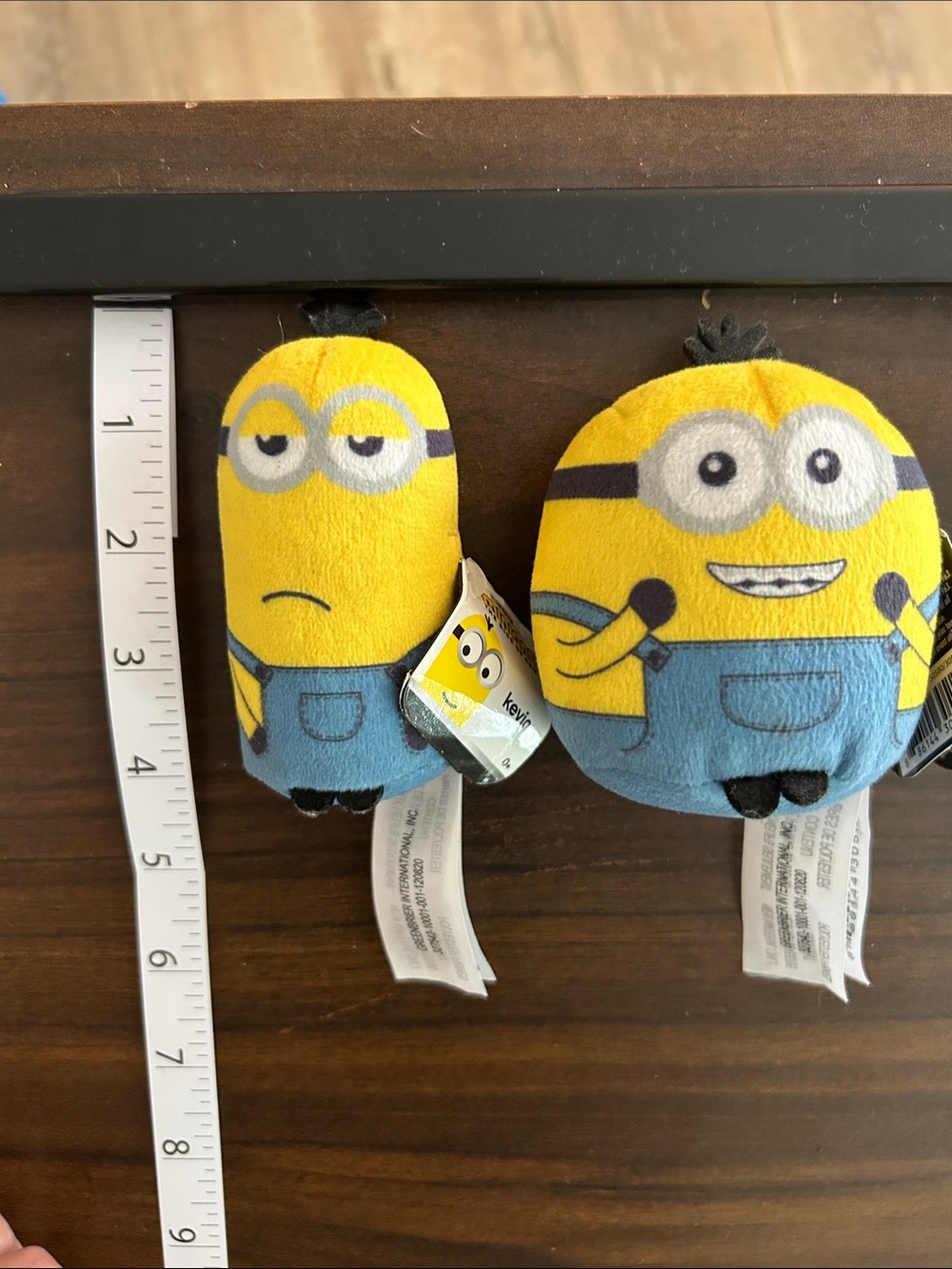 Minions Otto and Kevin Mini Squish Toys